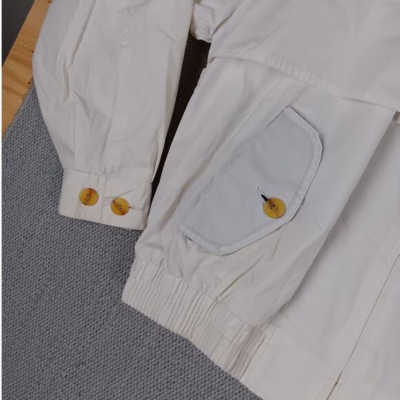 Gear for Sports Vintage Jacket Mens Large White Windbreaker Boating Mariner USA - Picture 3 of 12